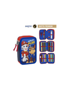 Astuccio Paw Patrol 3 zip colori Giotto