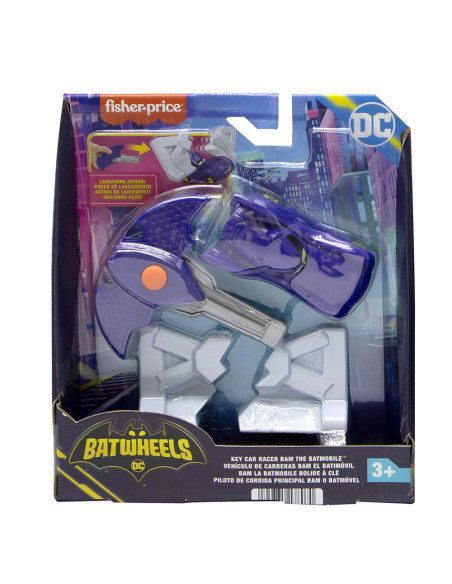 Batwheels Veicoli Lancia e Colpisci 1:55 Bat mobile