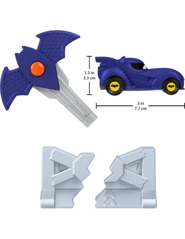 Batwheels Veicoli Lancia e Colpisci 1:55 Bat...