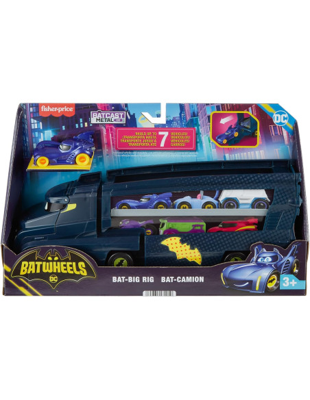 Batwheels Bat Camion con 1 veicolo