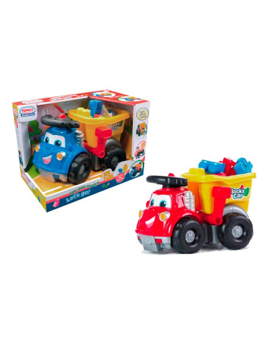 Camion Buffo con ribalta e mattoncini 2 colori