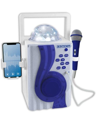 Karaoke wireless boom box c/disco light effects