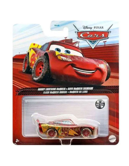 Cars 3  - Metal Muddy Lightning McQueen