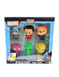 Marvel Pack 6 gomme 3D