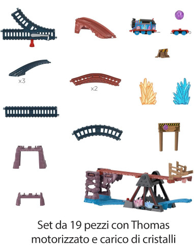 Thomas e Friends Avventure Grotta Cristall