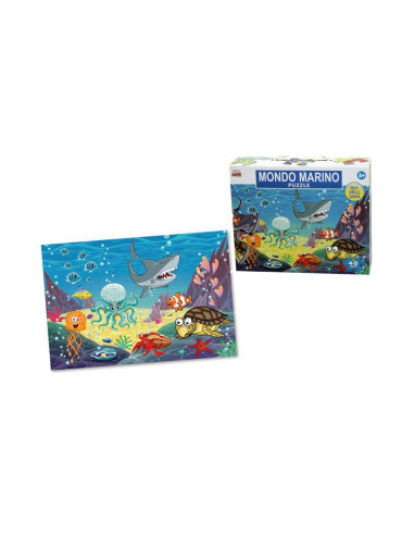 Puzzle Gigante 48 pz Animali Marini