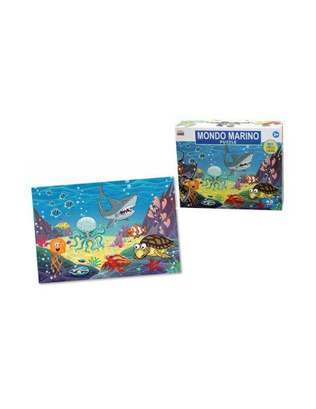 Puzzle Gigante 48 pz Animali Marini