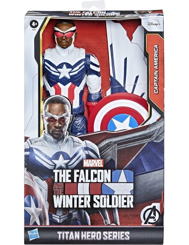 Avengers Personaggio Titan Hero 30cm - Capitan America Falcon Edition