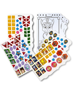 Album colora con gli adesivi Paw patrol 2