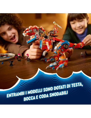 Lego Dreamzzz - Dinosauro robot C-Rex di Cooper 