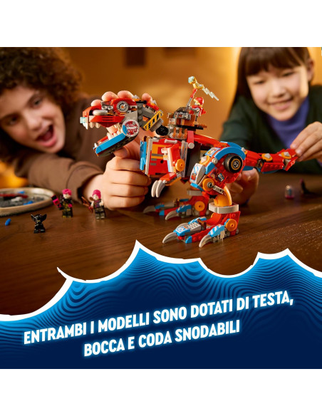 Lego Dreamzzz - Dinosauro robot C-Rex di Cooper 