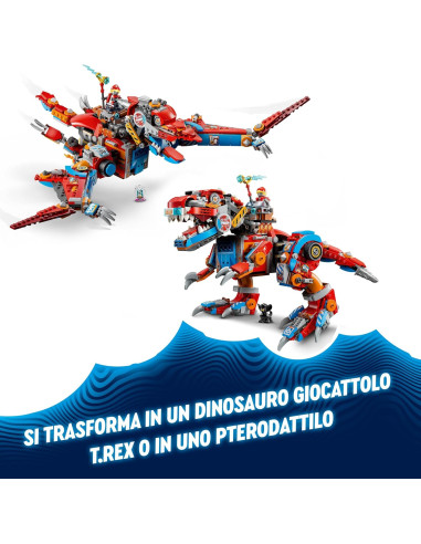 Lego Dreamzzz - Dinosauro robot C-Rex di Cooper 