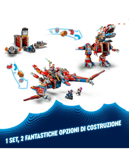 Lego Dreamzzz - Dinosauro robot C-Rex di Cooper 