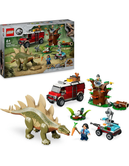 Lego Jurassic World - Missione dinosauro: scoperta dello stegosauro 