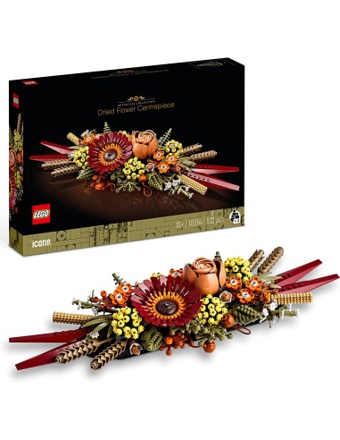Lego Botanical - Centrotavola di Fiori Secchi