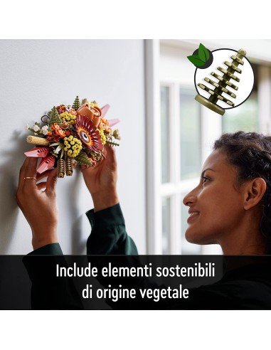 Lego Botanical - Centrotavola di Fiori Secchi
