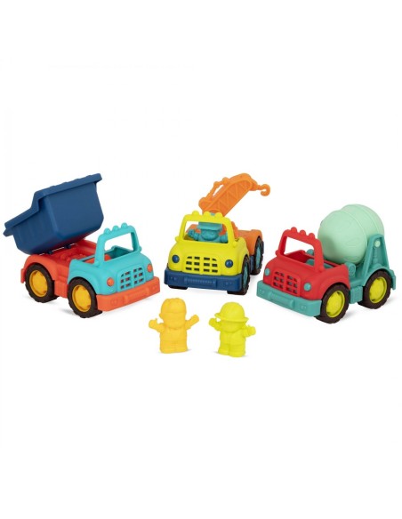 B.Toys - Happy cruisers - 3 little truck set