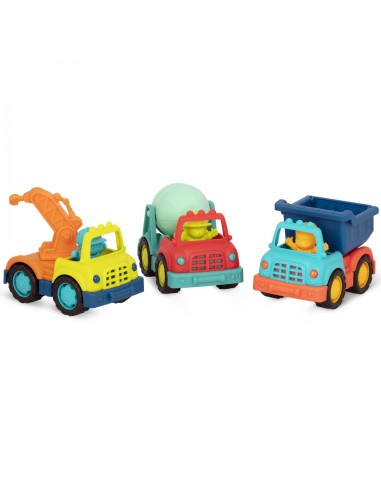 B.Toys - Happy cruisers - 3 little truck set