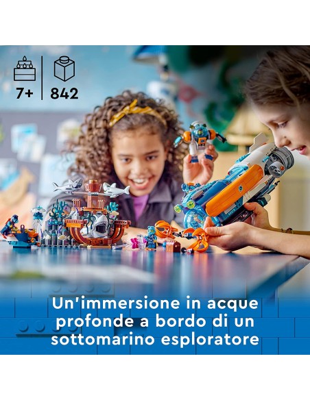 Lego City - Sottomarino per esplorazioni abissali