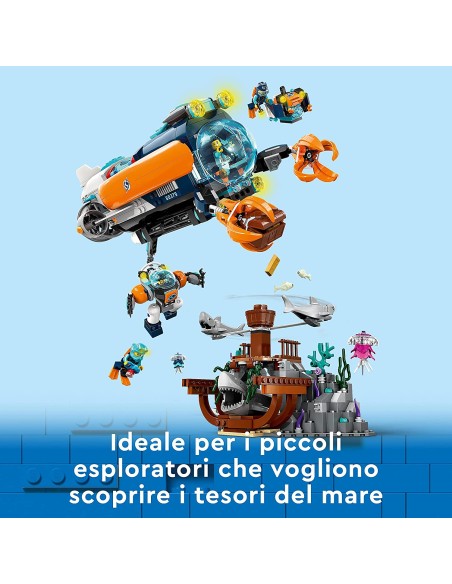 Lego City - Sottomarino per esplorazioni abissali