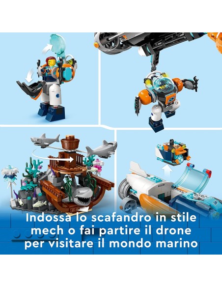 Lego City - Sottomarino per esplorazioni abissali