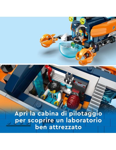 Lego City - Sottomarino per esplorazioni abissali