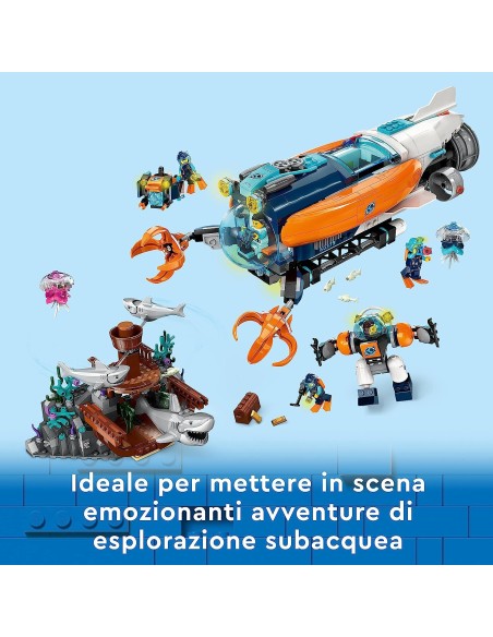 Lego City - Sottomarino per esplorazioni abissali