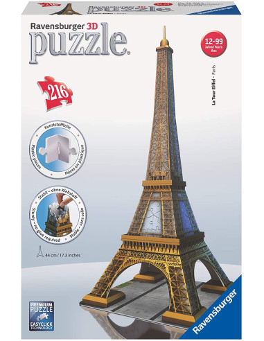 Puzzle 3d Tour Eiffel 216pz