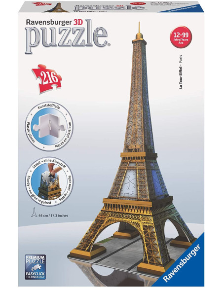 Puzzle 3d Tour Eiffel 216pz