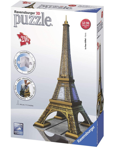 Puzzle 3d Tour Eiffel 216pz
