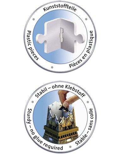 Puzzle 3d Tour Eiffel 216pz