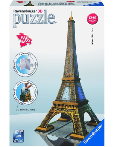 Puzzle 3d Tour Eiffel 216pz
