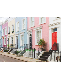 Puzzle 500 pz Case colorate Londinesi 2