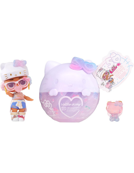 L.O.L Surprise Loves Hello Kitty Tots in Sidekick 2 bambole assortite