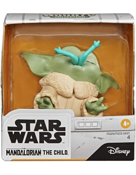 Star Wars Baby Yoda mangia una Rana