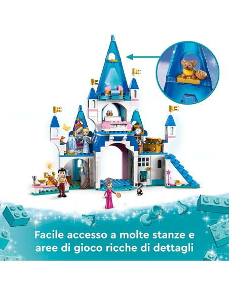 Lego Disney Princess - Il castello di Cenerentola e del Principe azzurro