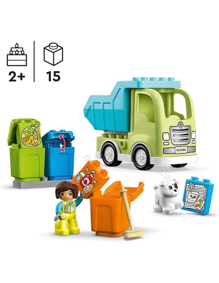 Lego Duplo - Camion Riciclaggio Rifiuti
