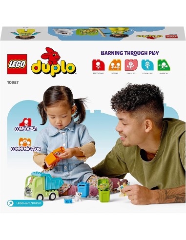 Lego Duplo - Camion Riciclaggio Rifiuti