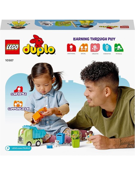 Lego Duplo - Camion Riciclaggio Rifiuti