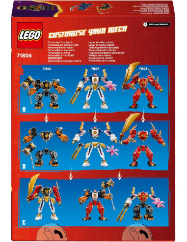 Lego Ninjago - Mech Elemento Terra di Cole