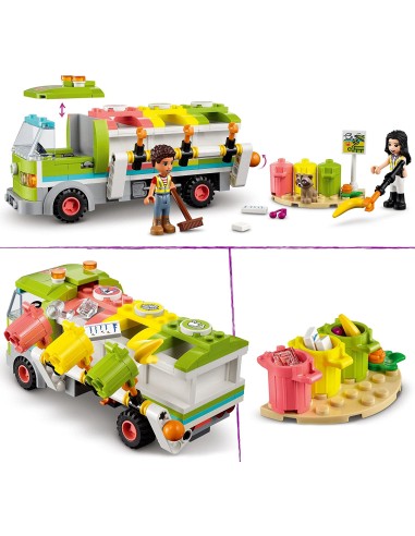 Lego Friends - Camion riciclaggio rifiuti