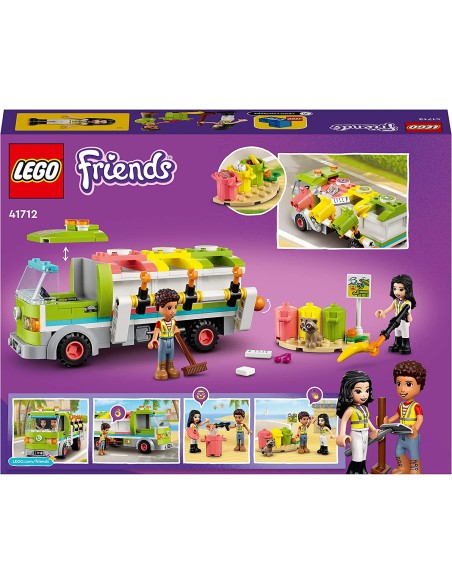 Lego Friends - Camion riciclaggio rifiuti