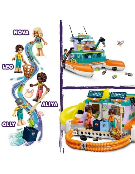 Lego Friends - Catamarano di salvataggio