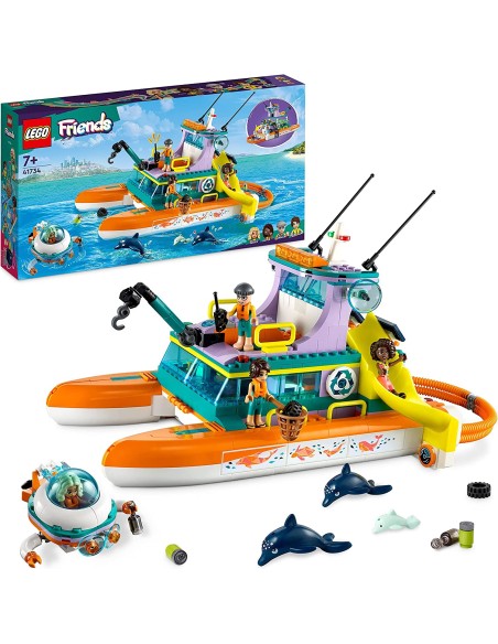 Lego Friends - Catamarano di salvataggio