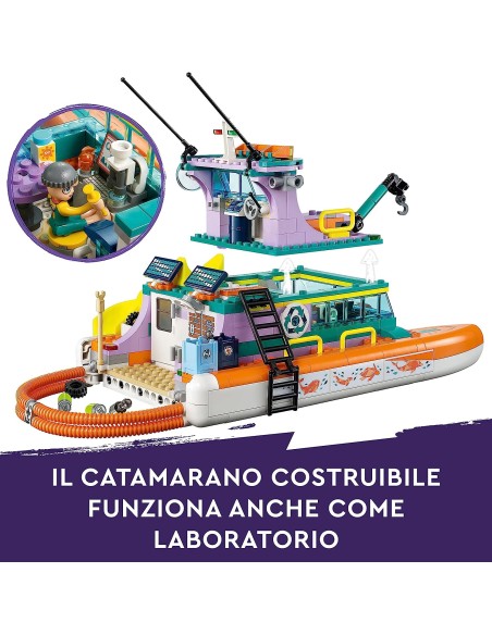 Lego Friends - Catamarano di salvataggio
