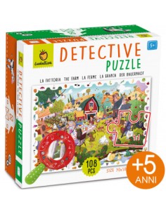 BABY DETECTIVE PUZZLE 108 PCS La fattoria