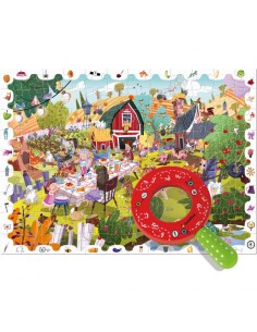BABY DETECTIVE PUZZLE 108 PCS La fattoria 2