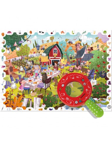 BABY DETECTIVE PUZZLE 108 PCS La fattoria