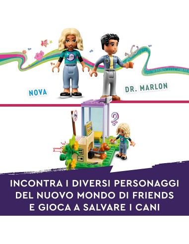 Lego Friends - Furgone di soccorso dei Cani