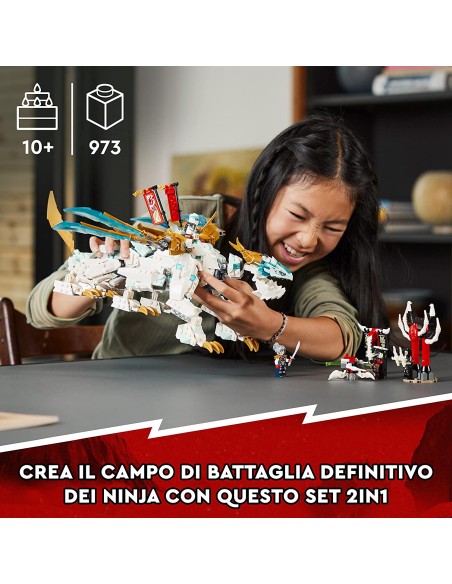 Lego Ninjago - Drago di Ghiaccio di Zane